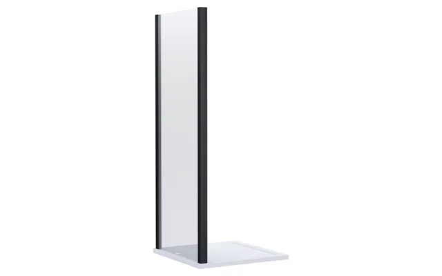 Luma 8 Shower Enclosure Side Panel Brushed Brass Glass Aluminium 700mm