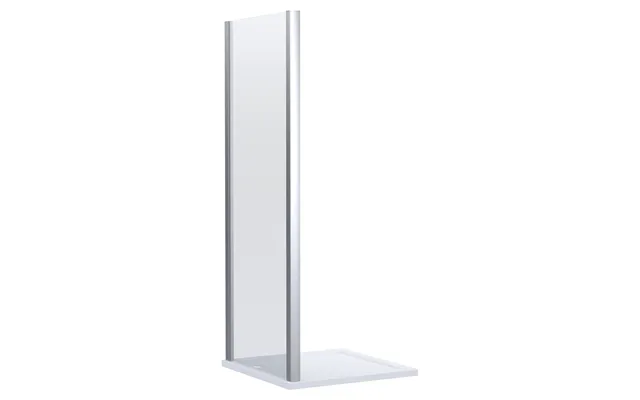 Luma 8 Shower Enclosure Side Panel Chrome Glass Aluminium 800mm