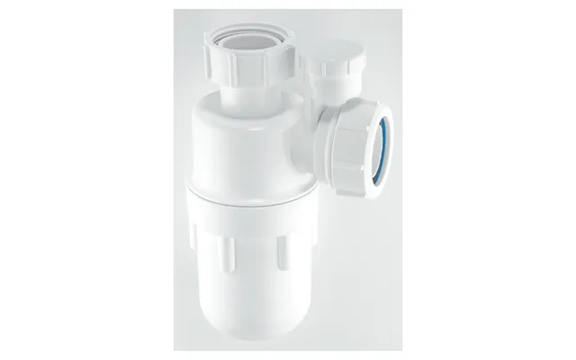 Mcalpine 1 Anti-syphon Bottle Trap White Polypropylene 75mm X 172mm