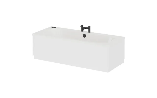 Metropole 6 Jet Matt Black V-tec Double Ended Whirlpool Bath White Acrylic 1700mm X 700mm