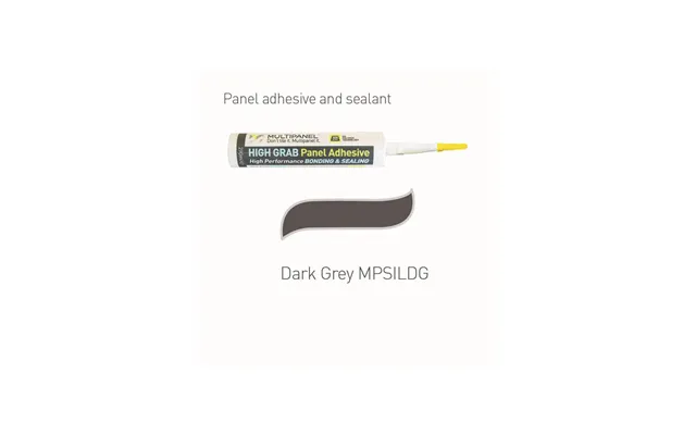 Multipanel High Grab Adhesive & Sealant 290ml Dark Grey 50mm X 230mm X 50mm