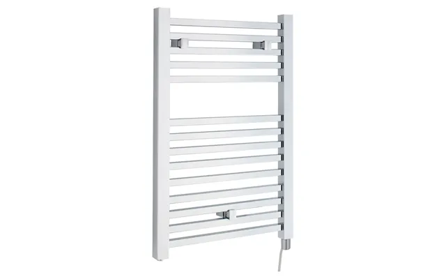 Nuie 200 Watt Electric Heated Towel Rail Chrome Steel 690mm X 500mm