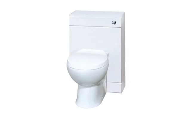Nuie Mayford Toilet Unit With Concealed Cistern Gloss White Mdf 500mm