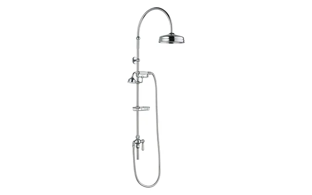 Old London Deluxe Grand Rigid Riser Shower Kit With Diverter Chrome Brass 200mm X 1460mm X 470mm