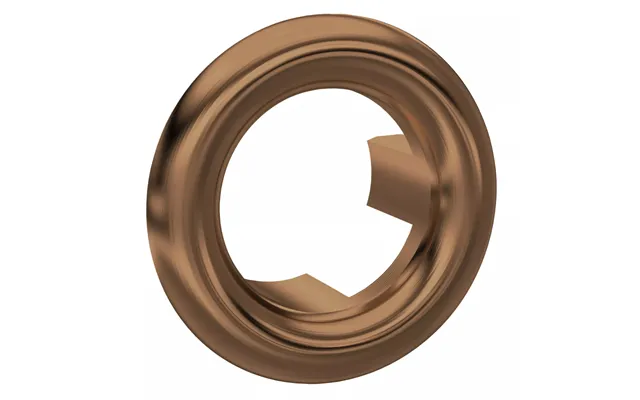 Old London Oval Overflow Cover Brushed Bronze Abs 30mm X 30mm X 15mm