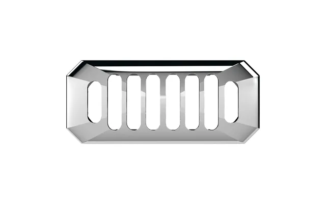 Old London Richmond Overflow Cover Chrome Brass 50mm X 26mm X 10mm