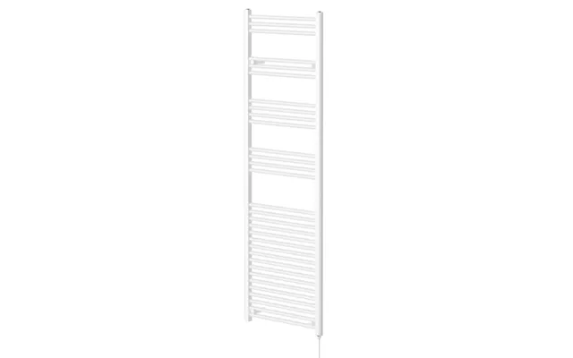Pizarro Straight Electric Heated Towel Rail White Mild Steel 1800mm X 600mm
