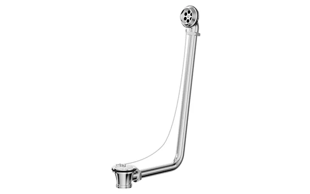 Polished Chrome Traditional Luxury Exposed Retainer Bath Tub Waste Silver Brass 70mm X 465mm X 220mm