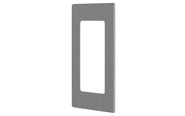 Proofvision Face Plate For Pv11 In-wall Twin Electric Toothbrush Charger And Pv12 Shaver Combo Brushed Steel 162mm X 89m