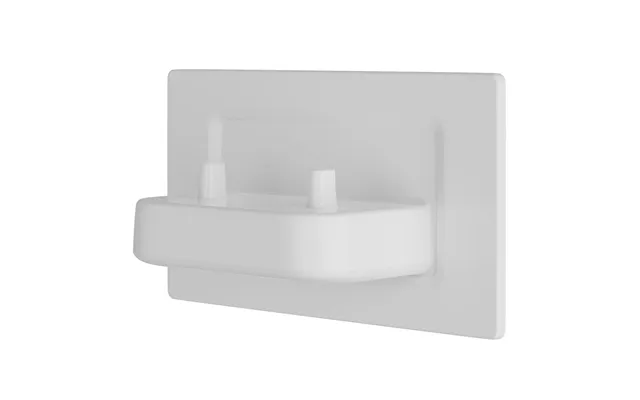 Proofvision In-wall Twin Electric Toothbrush Charger White 162mm X 89mm X 94mm