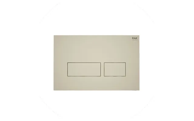 Rak Ceramics Ecofix Matt Greige Flush Plate With Rectangular Push Plates Matt Griege Plastic 165mm X 45mm X 245mm