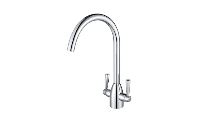Rak Ceramics Milan Lever Kitchen Sink Mixer Tap Chrome Brass 70mm X 377mm X 252mm