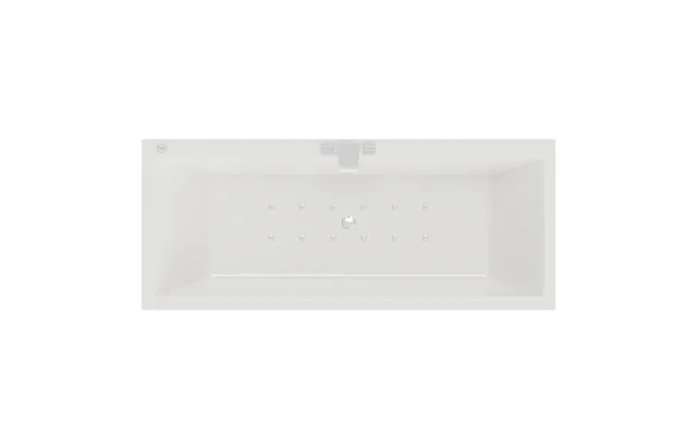 Slim Edge 12 Jet Chrome Easifit Double Ended Spa Bath White Acrylic 1700mm X 700mm