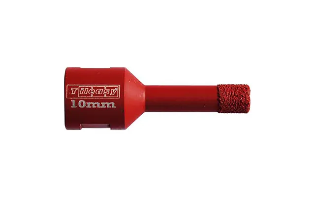 Tileasy Angle Grinder Dry Diamond Drill Bit Red 10mm