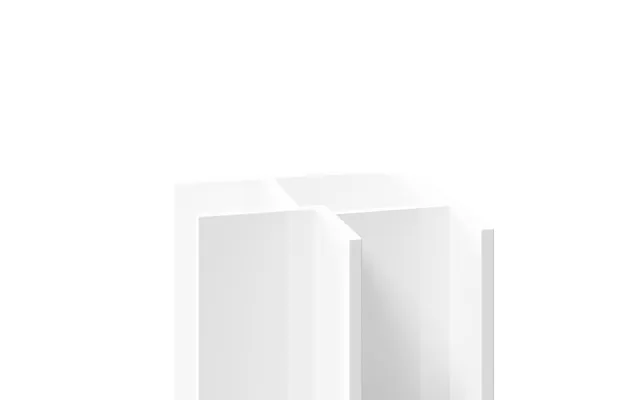 Wholepanel Wall Panel External Corner Trim White Upvc 8mm
