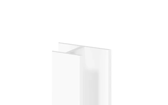 Wholepanel Wall Panel H Joint Trim White Plastic 10mm