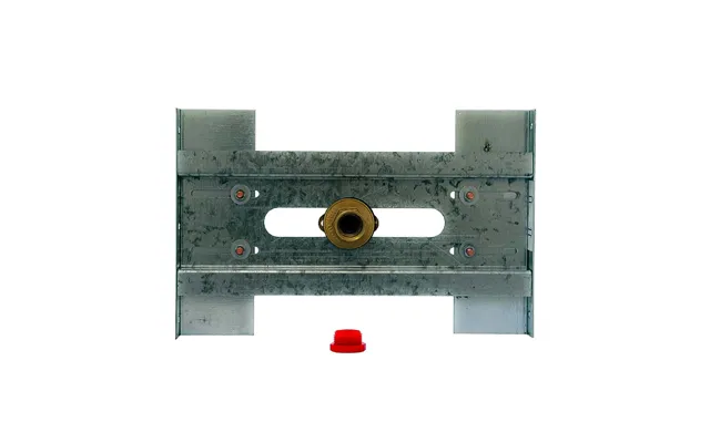 Wholeseal Wetroom Single 3 4 Inch Connection Fitting Plate Silver Galvanised Steel 405mm X 220mm X 50mm
