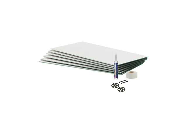 Wholeseal Wetroom Tile Backer Board 4.32sqm Floor Kit Grey Hcfc-free Extruded Polystyrene 10mm