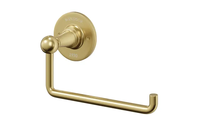 Windsor 1930 Traditional Colore Wall Mounted Toilet Roll Holder Brushed Brass 167mm X 89mm X 77mm