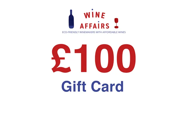 100 Gift Card Wine Affairs Pound100