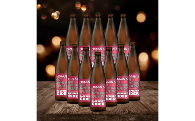 Hogan's High Sobriety Raspberry British Cider 330ml Bottles - 0