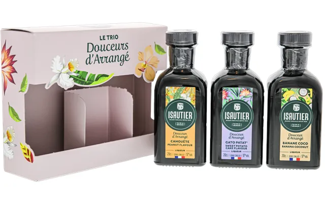 Isautier Arrange Giftset Sweet Potato Cake Flavour Banana Coconut Peanut Flavour 0,60 Ltr 17%
