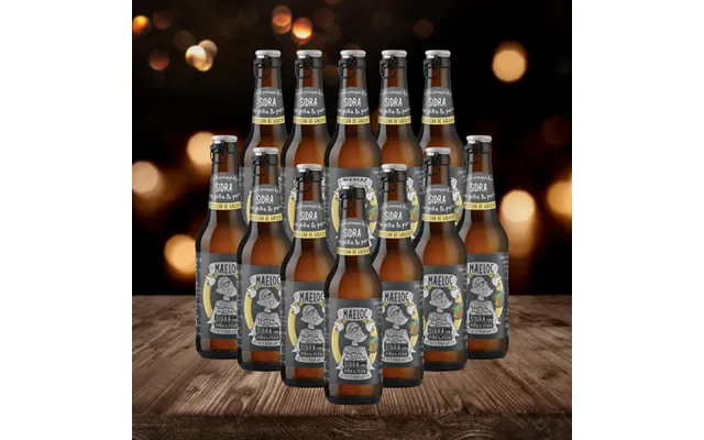 Maeloc Galician Pineapple & Pear Spanish Cider 330ml Bottles - 4