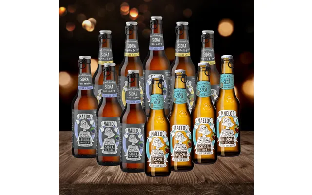 Maeloc Galician Spanish Cider Mixed Case 330ml Bottles - 12 Pack