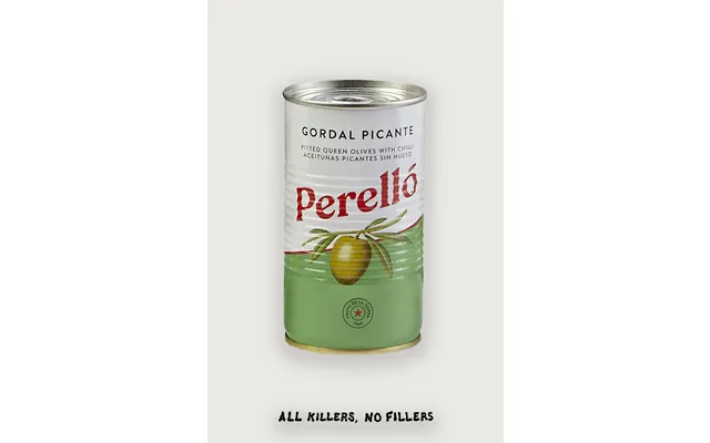 Perelló Gordal Spicy Pitted Olives Tin 2kg