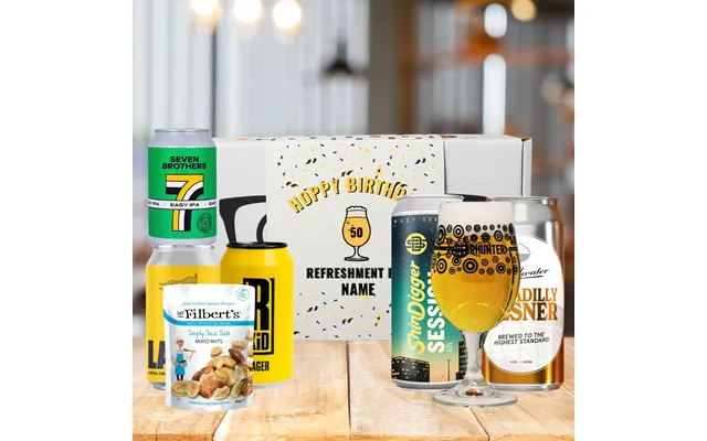 Personalised Manchester Birthday Craft Beer Gift Set - Ipa, Bitter & Lager 5 X 330ml