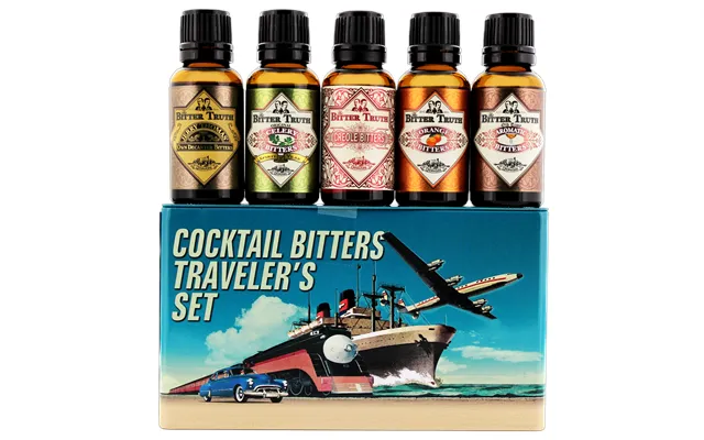 The Bitter Truth Cocktail Bitters Traveler's Set Tin 5 X 0,02 Ltr 38,2%