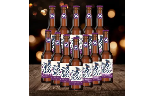 Thistly Cross Scottish Fruits Craft Cider 330ml Bottles - 4.0% Abv 12 Pack