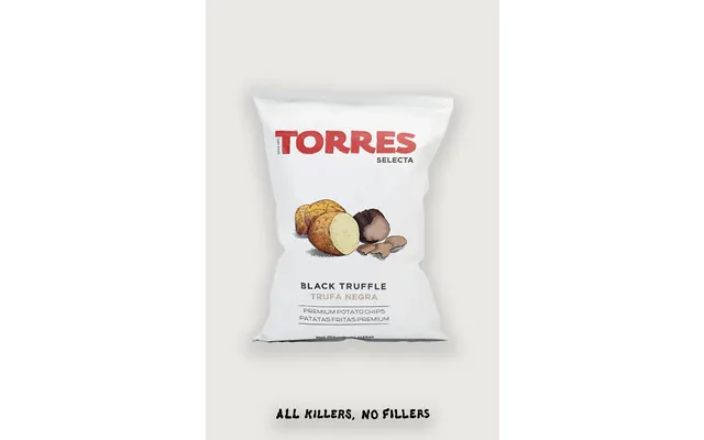 Torres Black Truffle Potato Crisps 125g