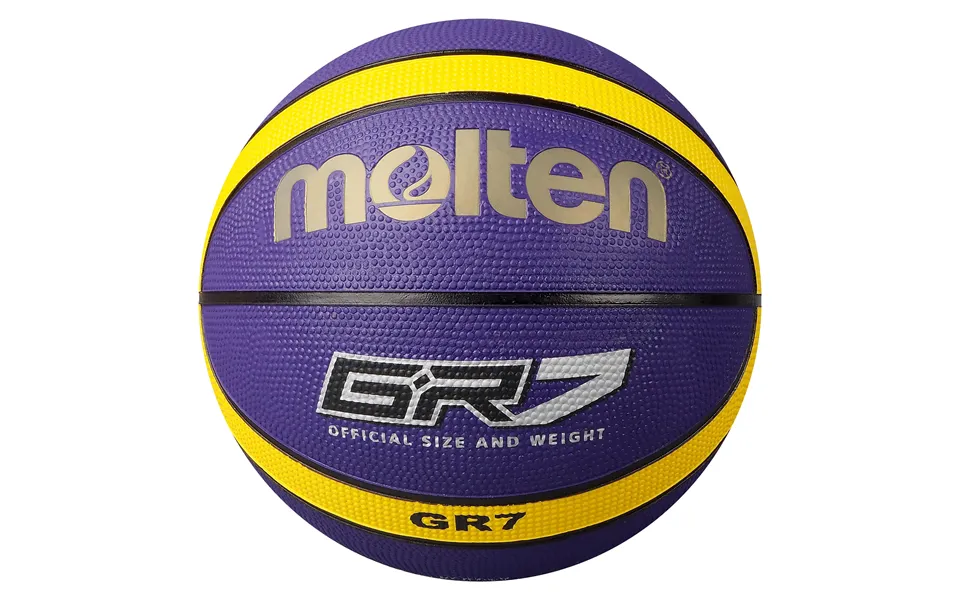 Molten Bgr Basketball - Purple Yellow