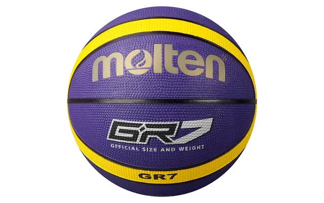 Molten Bgr Basketball - Purple Yellow