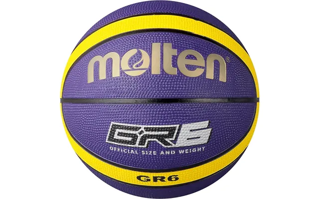 Molten Bgr Basketball - Purple Yellow