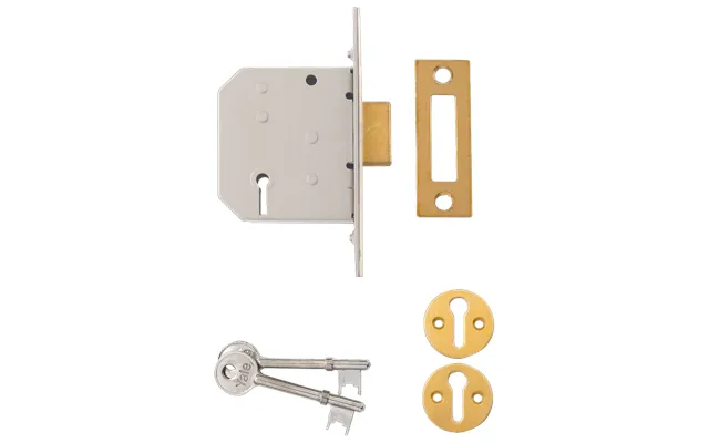 Pm322 3 Lever Deadlock 3.0 Polished Brass
