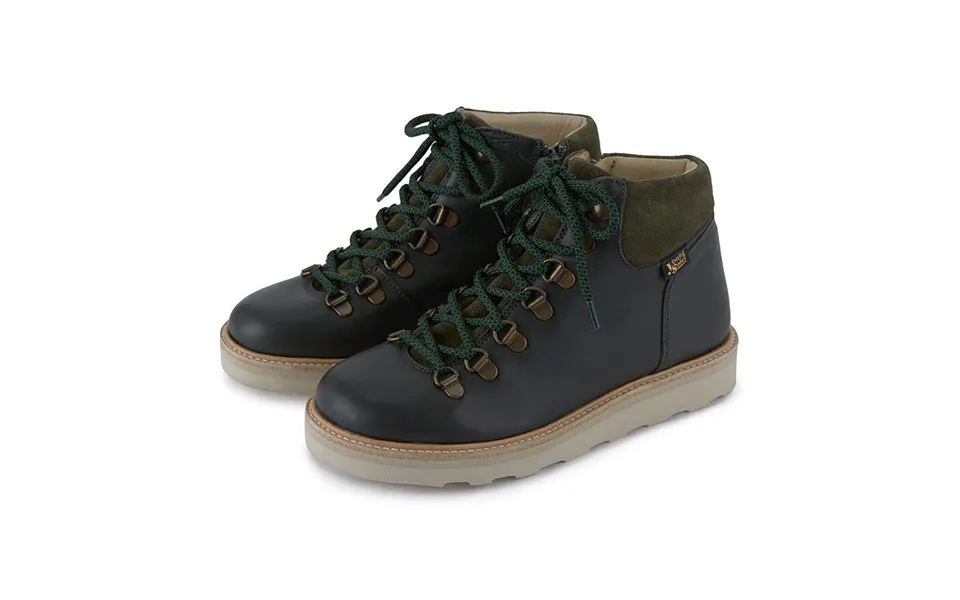 Eddie Ankle-high Hiking Kids Boot Hunter Green Leather Size Eu 26 Uk 8