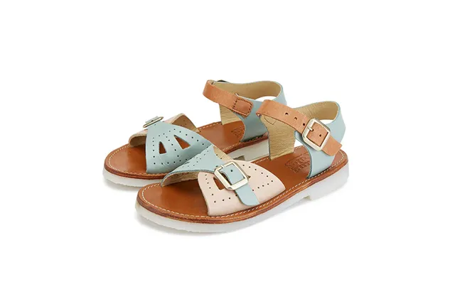 Pearl Kids Sandal Multi-block Pale Leather Size Eu 32 Uk 13.5 Us 1