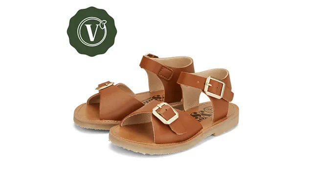 Sonny Vegan Kids Sandal Chestnut Brown Synthetic Leather Size Eu 39 Uk 6