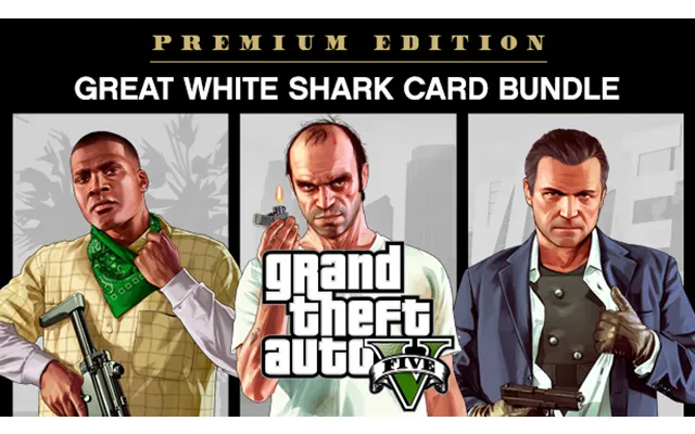 Grand Theft Auto V Enchanced & Great White Shark Card