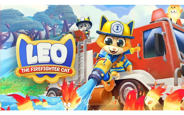 Leo The Firefighter Cat
