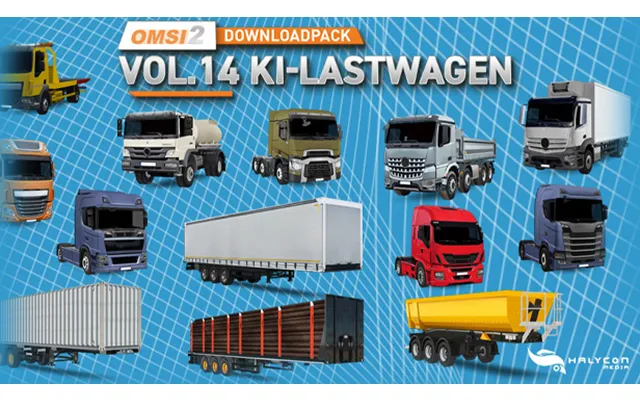 Omsi 2 Add-on Downloadpack Vol. 14 - Ai Trucks