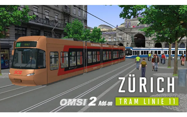 Omsi 2 Add-on Zürich Tram Linie 11