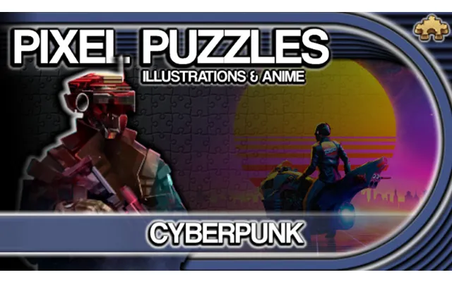 Pixel Puzzles Illustrations & Anime - Jigsaw Pack Cyberpunk