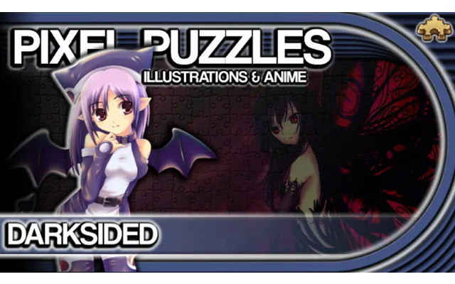 Pixel Puzzles Illustrations & Anime - Jigsaw Pack Dark Sided