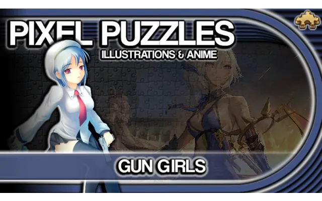 Pixel Puzzles Illustrations & Anime - Jigsaw Pack Gun Girls
