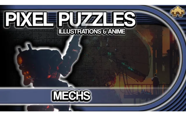 Pixel Puzzles Illustrations & Anime - Jigsaw Pack Mechs