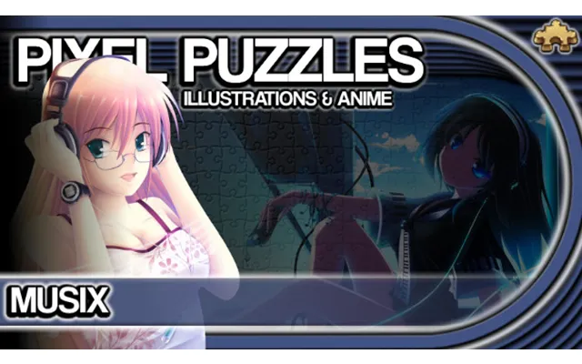 Pixel Puzzles Illustrations & Anime - Jigsaw Pack Musix