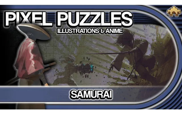 Pixel Puzzles Illustrations & Anime - Jigsaw Pack Samurai